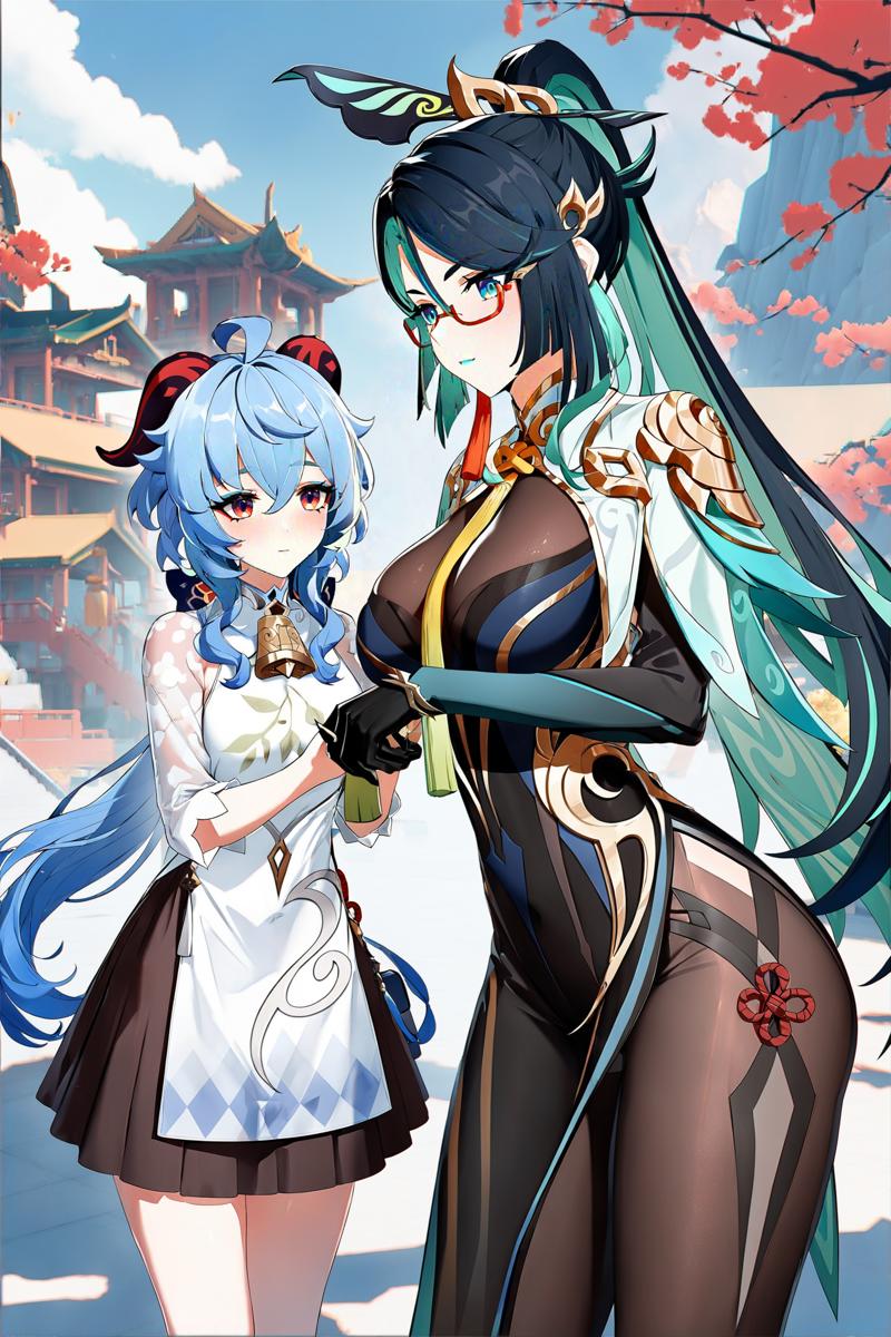 00217-3586332534-8k, best quality, masterpiece, (ultra-detailed_1.1), (high detailed skin), __lora_ganshenxian-A3-Tanger-000010_0.7_, 2girls, Gan.png